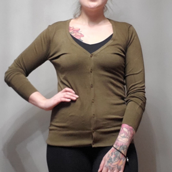 TALL V-Neck Cardigan - Picture 1 of 5